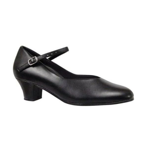 Dance Class by Trimfoot Other - New Teens 4 Black Comfort Character Theatre Dance Dance Class Buckle Shoes Salsa